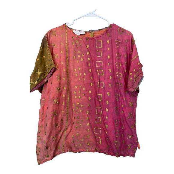 Orients Exclusive by Kohli Boho Blouse Shirt Top Cottage Indie Fairy Hippie - Picture 1 of 7